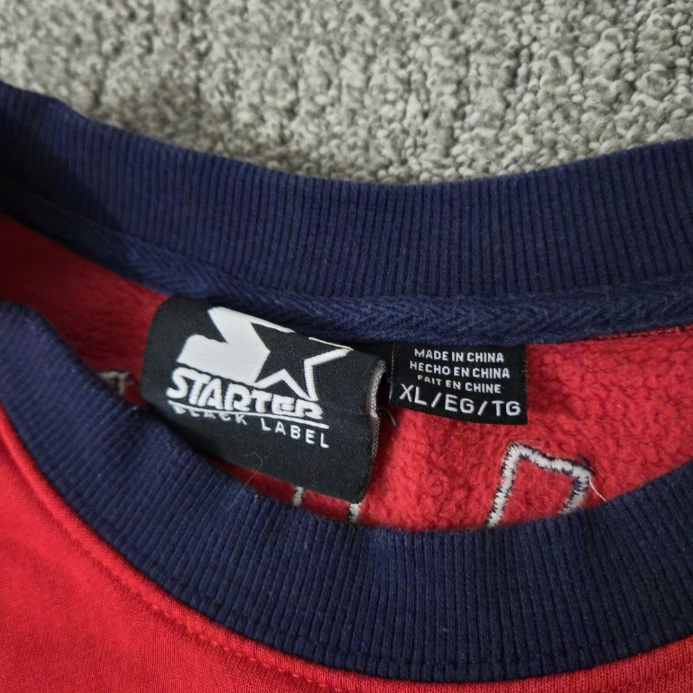 Starter Wind Jamming Sailing Crewneck Sweatshirt Men's Retro Black Label XL - Picture 5 of 9